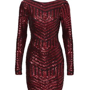 Sequin sheath dress